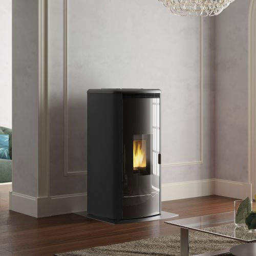 Salamandra com caldeira a pellets - Maida Idro 18T - PALAZZETTI LELIO - 10 kW–20 kW / não aplicável / de instalação livre