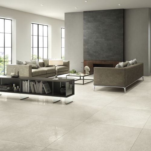 Placas de revestimento em grés porcelanato - PRIME STONE : WHITE PRIME - Panaria ceramica - polida / esmaltada / estruturada