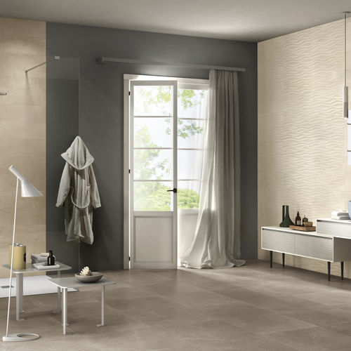 Placas de revestimento em grés porcelanato - PRIME STONE : SAND PRIME - Panaria ceramica - polida / esmaltada / estruturada