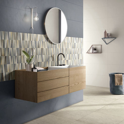 Placas de revestimento em cerâmica esmaltada - EVEN : SNOW - Panaria ceramica - com acabamento natural / para ambiente interno / de parede