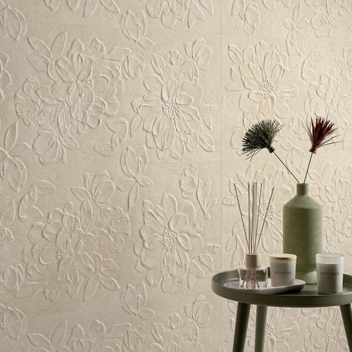 Placas de revestimento em grés porcelanato - IQONIQA : BLOSSOM VELVET - Panaria ceramica - fosca / com relevo / para ambiente interno