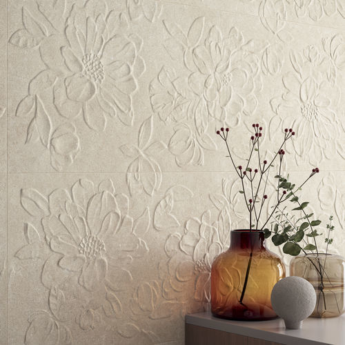 Placas de revestimento em grés porcelanato - IQONIQA : BLOSSOM SKIN - Panaria ceramica - fosca / com relevo / para ambiente interno