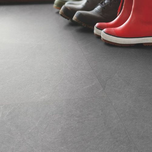 Piso laminado em HDF -  L0220-01780 - PERGO - flutuante macheado / efeito pedra / da linha comercial