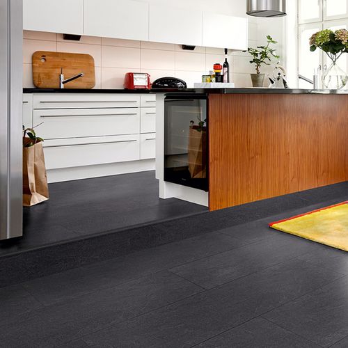 Piso laminado em HDF - L0320-01778 - PERGO - flutuante macheado / efeito pedra / efeito de ladrilho
