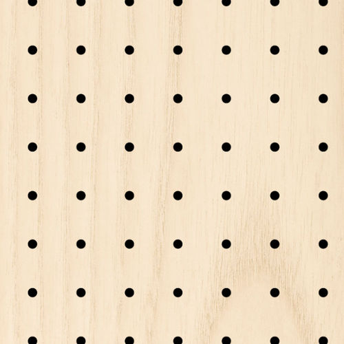 Painel acústico para teto - ROUNDS - OBERFLEX - para parede / em madeira / retangular