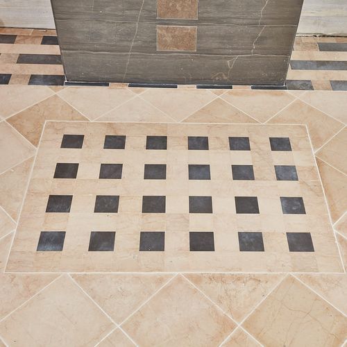 Placas de revestimento em pedra - POINÇONS - OCCITANIE PIERRES - lisa / para ambiente interno / para banheiro