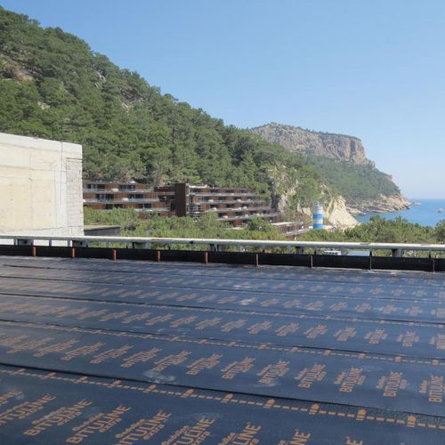 Manta impermeabilizante de proteção - BITULINE  - ONDULINE - para terraço de cobertura / para fundações / para piscina