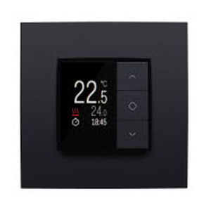 Termostato para aquecimento - 550-13052 - Niko - de ambiente / de embutir na parede / preto