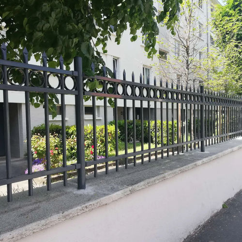 Cerca com barras - NORMASTYL™ - NORMACLO - residencial / em aço galvanizado / em aço revestido a pó