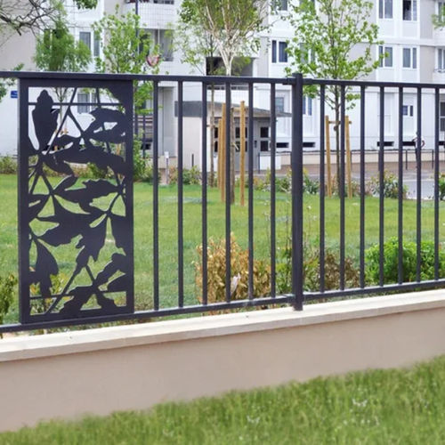 Cerca em painéis - FLORILEGE™ - NORMACLO - com barras / residencial / para espaço público