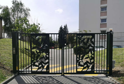 Portão pivotante - FLORILEGE™ - NORMACLO - em alumínio / em aço galvanizado / em aço revestido a pó
