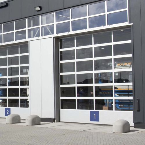 Porta industrial seccionada - NovoLux  - Novoferm - em alumínio / em acrílico / acústica