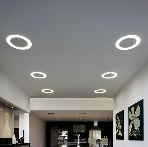 Luminária de embutir no teto - DOWNUT - Modular Lighting Instruments - de LED / para lâmpada fluorescente / redonda