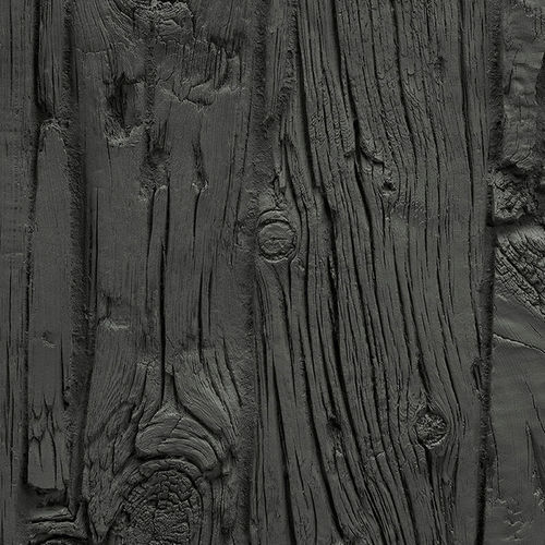 Painel decorativo em poliéster - VERTICAL WOODEN SLEEPERS BLACK - MSD Panels - em fibra de vidro / de parede / com motivos impressos