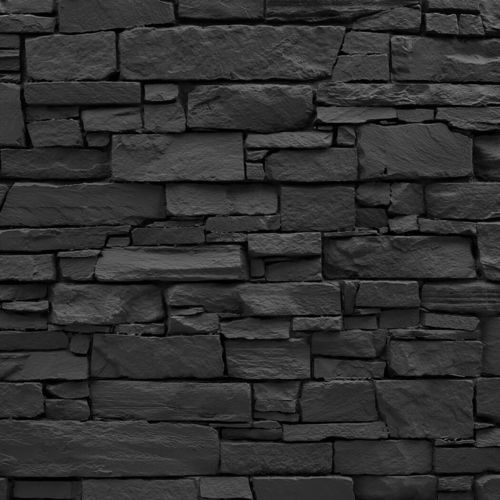 Painel decorativo em poliéster - NAVARRETE STONE BLACK - MSD Panels - em fibra de vidro / de parede / para edifício