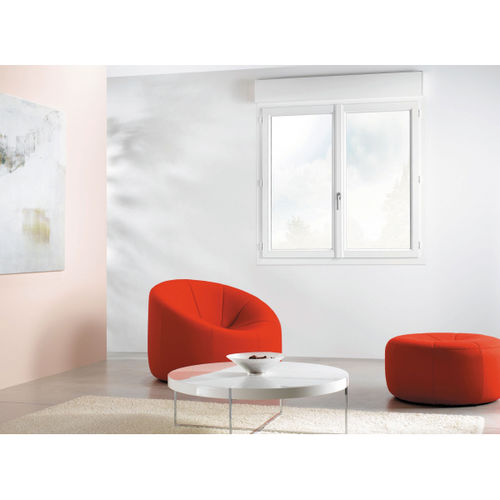 Janela em PVC - IMPERIUM - MENUISERIES ELVA - oscilobatente / com vidro duplo / dupla