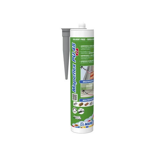 Selante elástico - MAPEFLEX PU 45 FT - MAPEI - à base de poliuretano / para impermeabilização / adesivo
