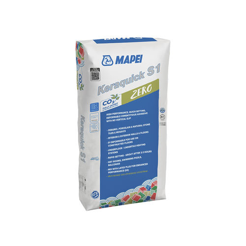 Argamassa colante de selagem de juntas - KERAQUICK S1 ZÉRO - MAPEI - para revestimento cerâmico / de cimento / de secagem rápida