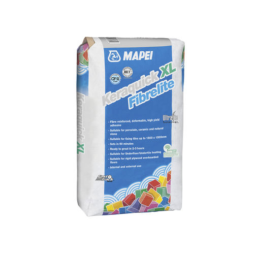 Argamassa colante de vedação - KERAQUICK XL FIBRELITE - MAPEI - de selagem de juntas / para revestimento cerâmico / em fibrocimento