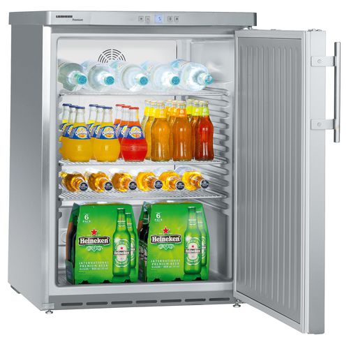 Refrigerador sob bancada - FKUV 1660 PREMIUM - LIEBHERR - da linha residencial / de instalação livre / em aço inoxidável