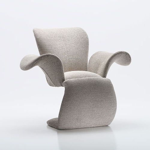 Poltrona de design original - MARGIE - Antidiva - em couro / em tecido / contract