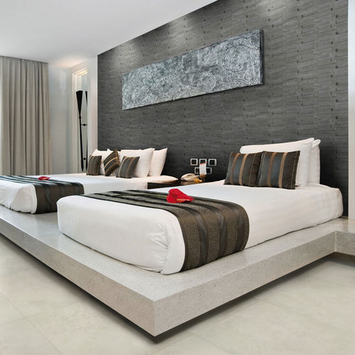 Placas de revestimento em grés porcelanato - EVOLUTION  - APAVISA PORCELANICO - polida / 3D / para ambiente interno