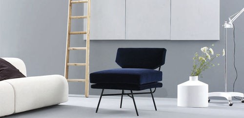 Poltrona baixa contemporânea - ELETTRA - Arflex - em tecido
