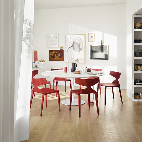 Mesa de jantar contemporânea - DIZZIE - Arper - em MDF / em laminado / em Fenix NTM