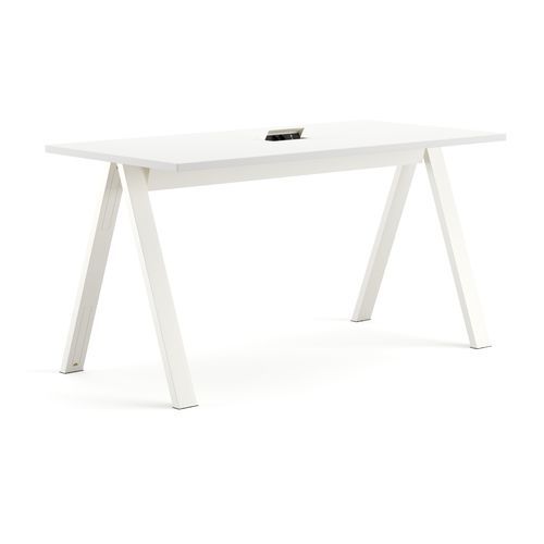 Mesa tipo "standing desk" - Cross  - Arper - de piso / de 2 a 4 lugares / contemporânea