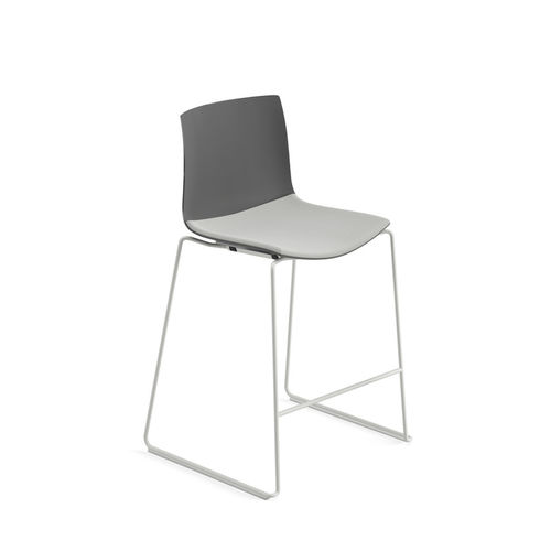 Cadeira alta contemporânea - CATIFA 46  - Arper - para ambiente interno / para ambiente externo / em polipropileno