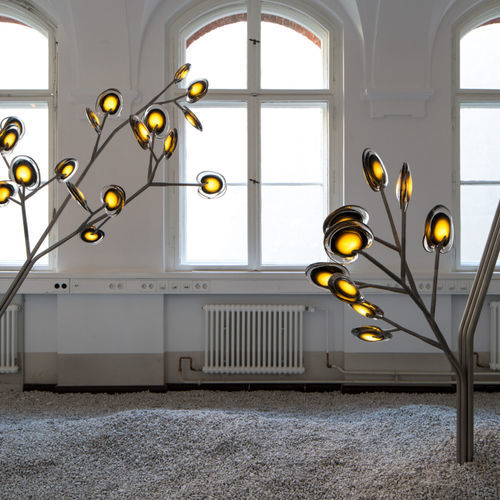 Luminária de piso - 16.10  - BOCCI - em aço inoxidável / em vidro / contemporânea