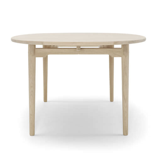 Mesa contemporânea - CH338 - Carl Hansen & Son - em madeira / redonda / de Hans J. Wegner