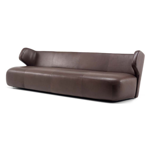 Sofá contemporâneo - DC 280 - CECCOTTI COLLEZIONI - em poliéster / em espuma de poliuretano / marrom