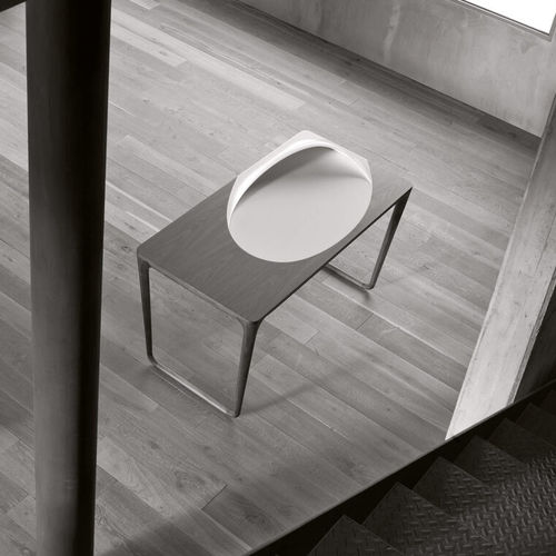 Escrivaninha contemporânea - SUNDAY MORNING - CECCOTTI COLLEZIONI - em compensado / em nogueira americana / em Corian®