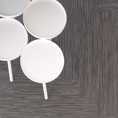 Revestimento de piso sintético - RIB WEAVE - Chilewich Sultan LLC - vinílico / para ambiente interno / contract