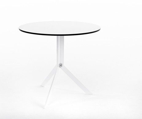 Mesa de lanchonete contemporânea - BISTRO - Conmoto - em HPL / redonda / dobrável