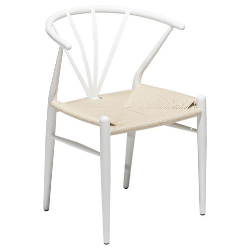 Cadeira de sala de jantar clássica - DELTA - DAN-FORM - para ambiente interno / em tecido / em corda