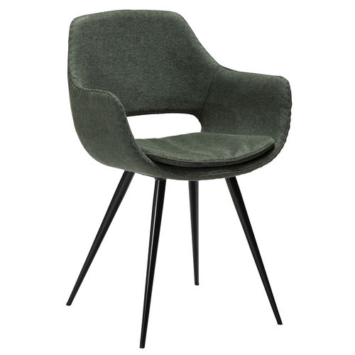 Cadeira contemporânea - OHH - DAN-FORM - para ambiente interno / em tecido / em couro