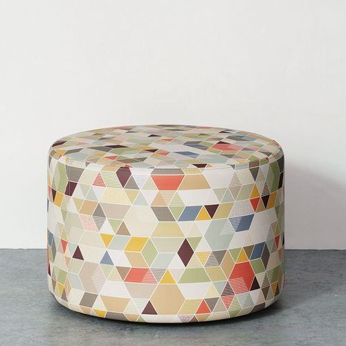 Tecido para estofados - TILT - Design Tex  - com padrão geométrico / em poliuretano / tipo de tecido