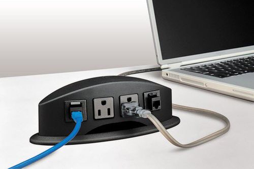 Tomada para equipamento informático - PCS26 - Doug Mockett & Co. - múltipla / para secretária / metálica