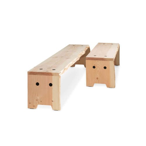 Banco de jardim contemporâneo - THE FORESTRY - dutchtub - em madeira
