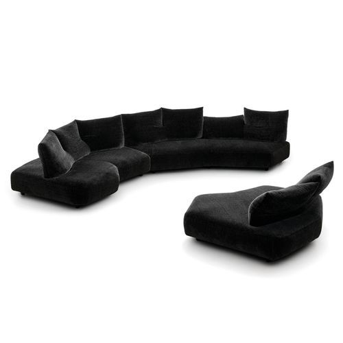 Sofá modular - ANYWHERE - edra - contemporâneo / em tecido / em poliuretano