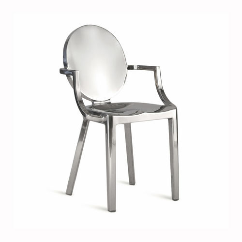 Cadeira contemporânea - KONG : KONG AP - emeco - em alumínio / medalhão / da linha residencial