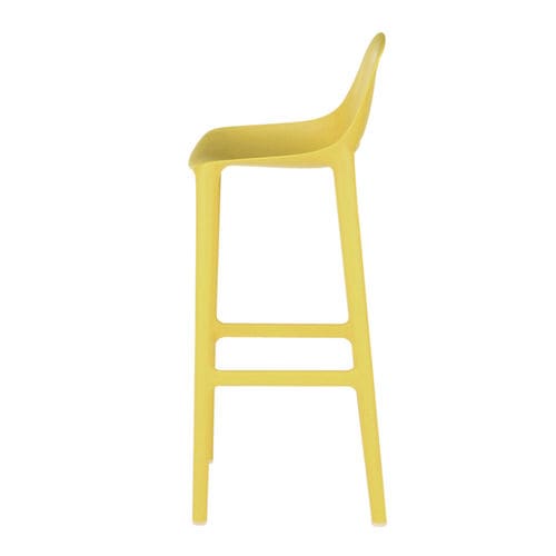 Banqueta alta contemporânea - BROOM 30 - emeco - em madeira / em polipropileno / reciclável