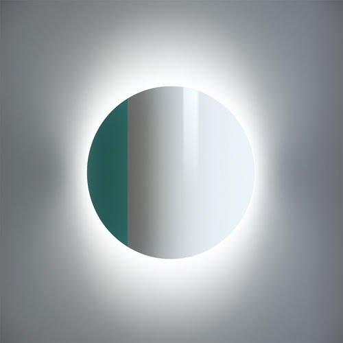 Arandela contemporânea - LUNE : A-3370-W - ESTILUZ - para ambiente externo / metálica / em acrílico