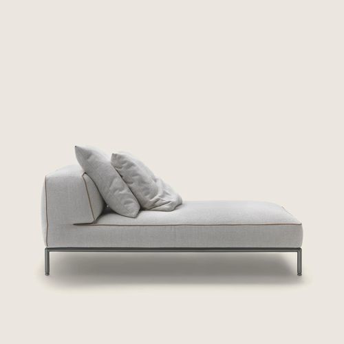 Chaise longue contemporânea - PERRY UP - FLEXFORM - em tecido / em espuma de poliuretano / em couro