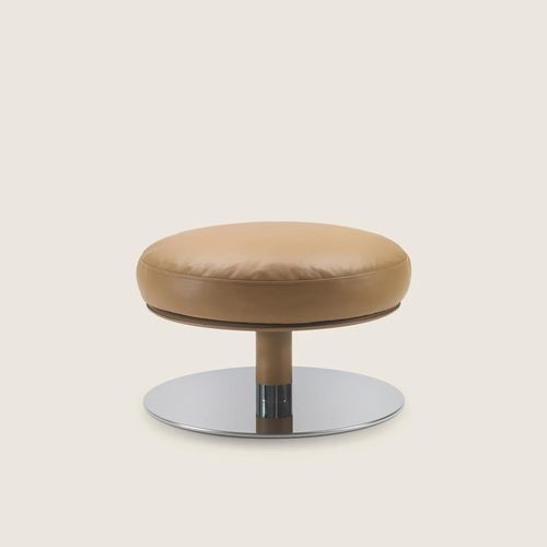 Otomana contemporânea - ERI - FLEXFORM - em tecido / em couro / em madeira