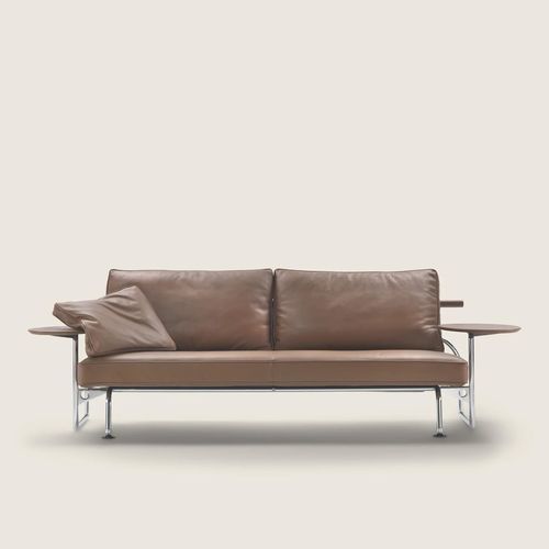 Sofá contemporâneo - GINGER - FLEXFORM - para sala / metálico / em tecido
