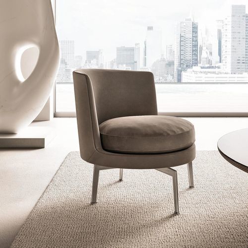 Poltrona contemporânea - FEEL GOOD - FLEXFORM - em couro / em espuma de poliuretano / em tecido