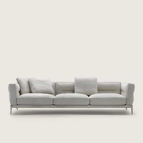 Sofá modular - ADDA - FLEXFORM - contemporâneo / de penas / com capa removível e lavável